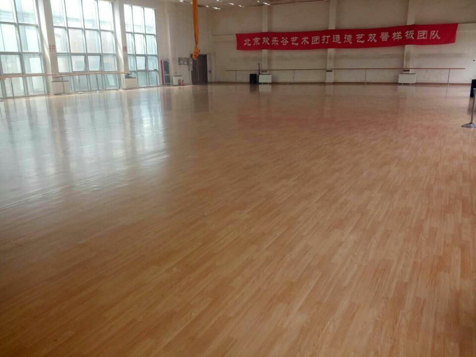 舞蹈地膠--北京朝陽歡樂谷成功案例