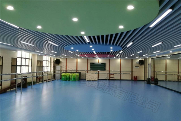 舞蹈地膠--深圳市龍華區中心小學舞蹈室成功案例